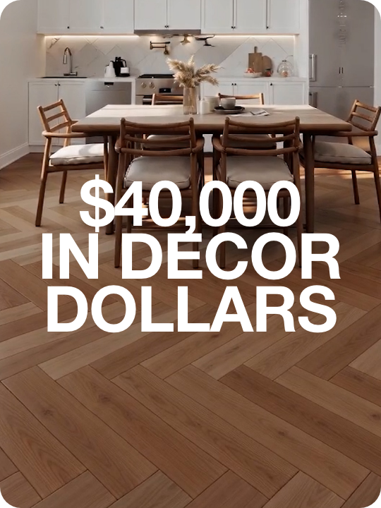 $40,000 in decor dollars